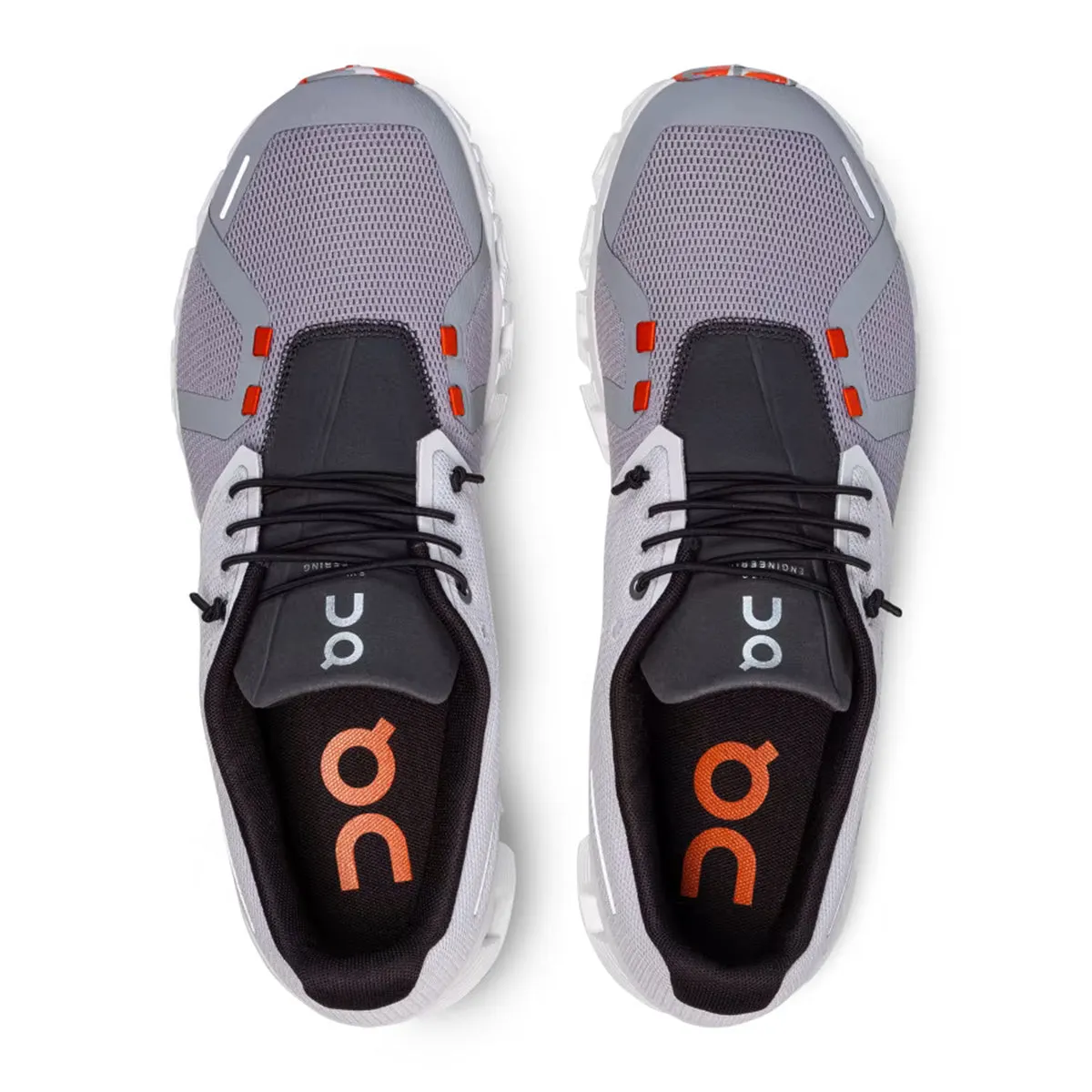 On Running - Cloud 5 Fuse Trainers in Frost/Alloy