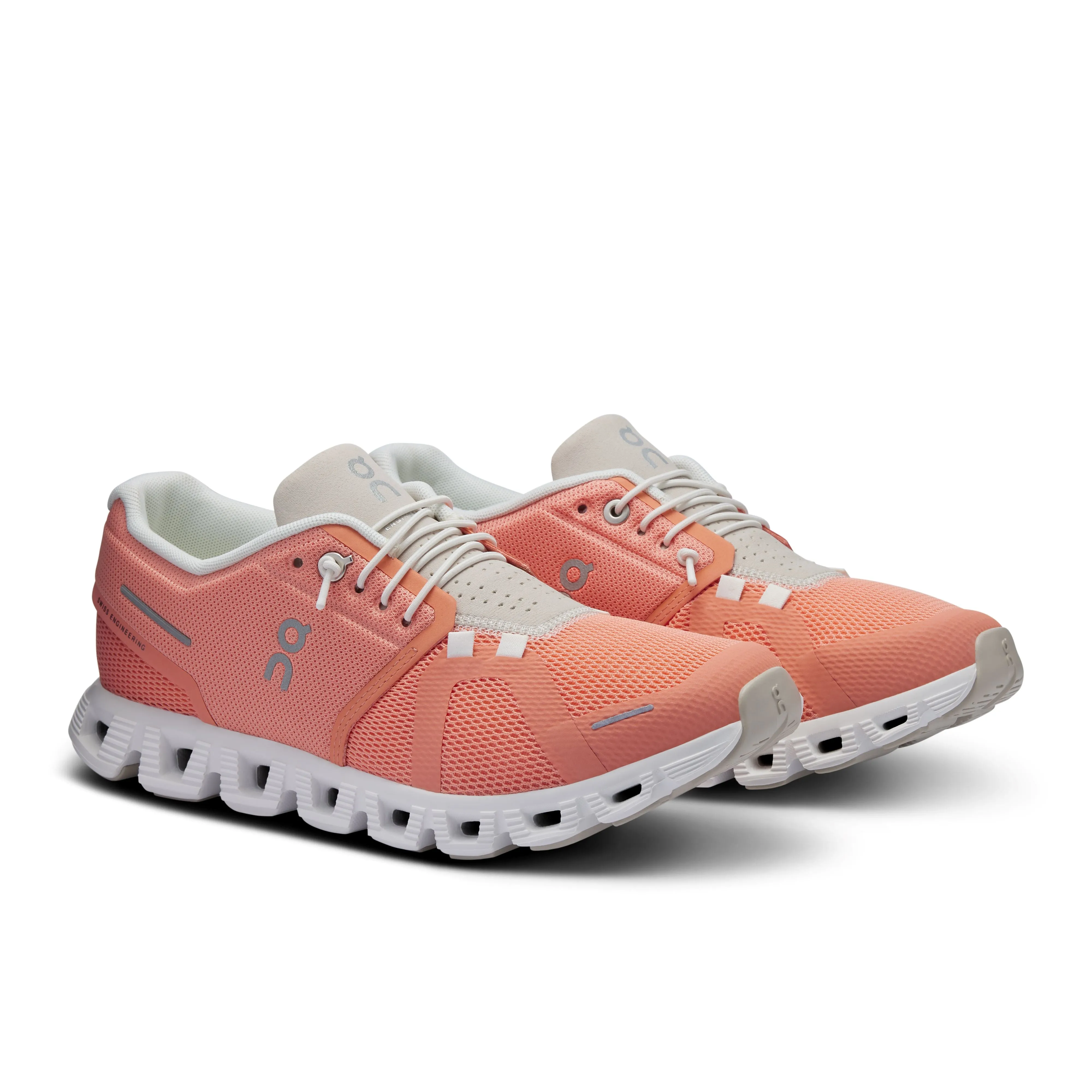 On Running Cloud 5 Sneaker in Flamingo/Pearl