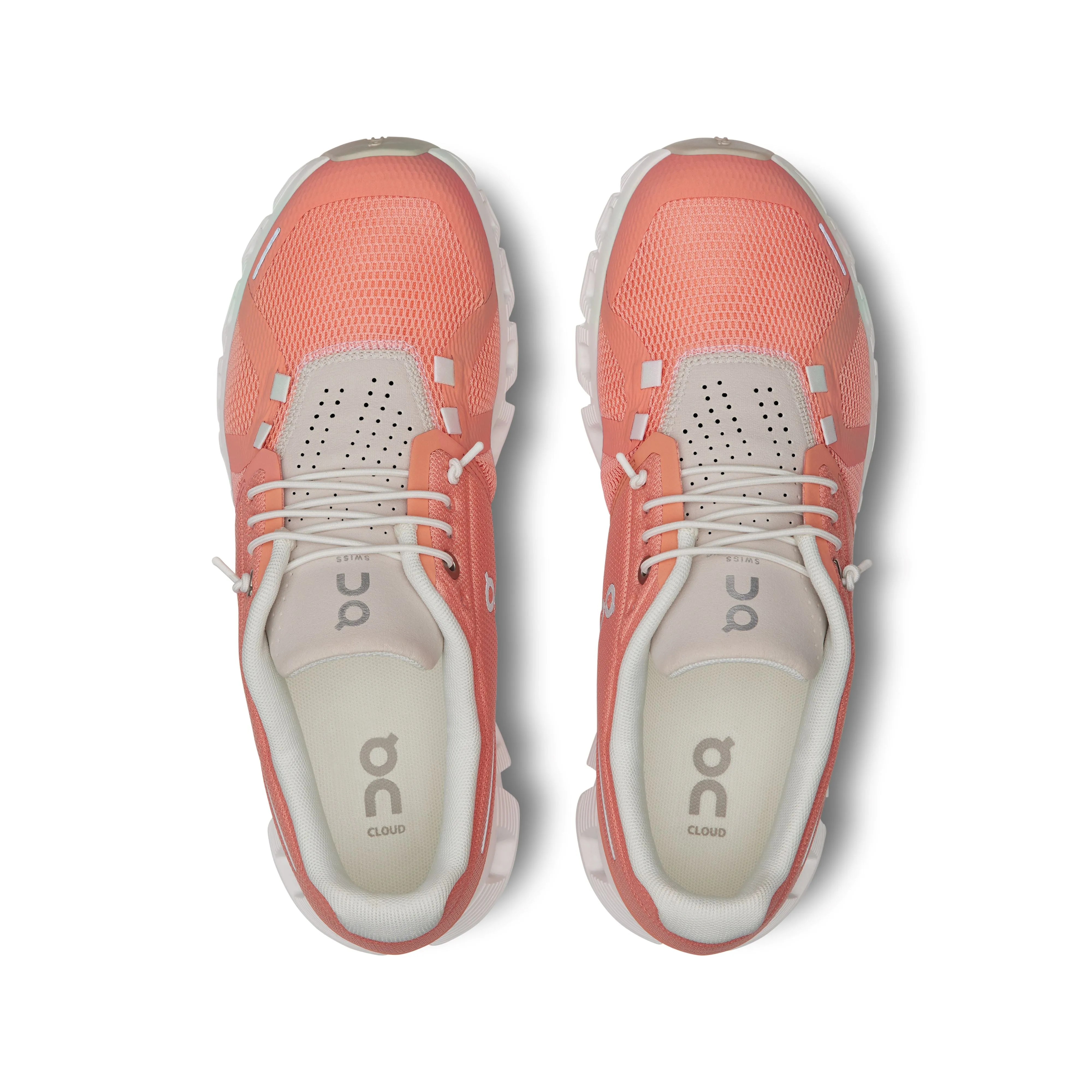 On Running Cloud 5 Sneaker in Flamingo/Pearl