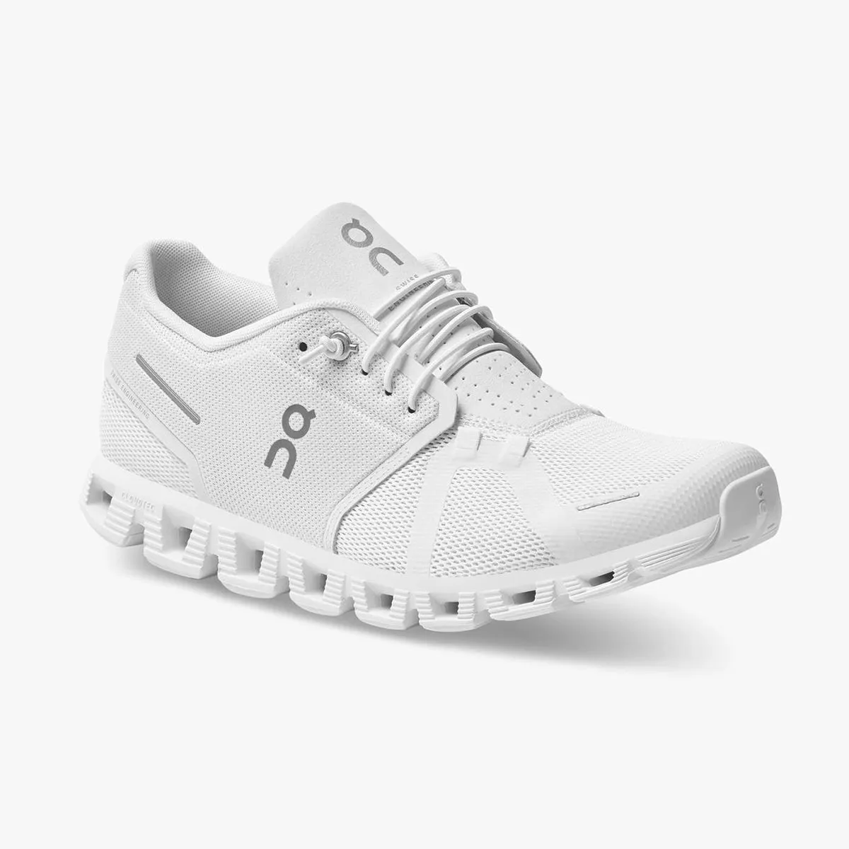 On Running - Cloud 5 Trainers in All White