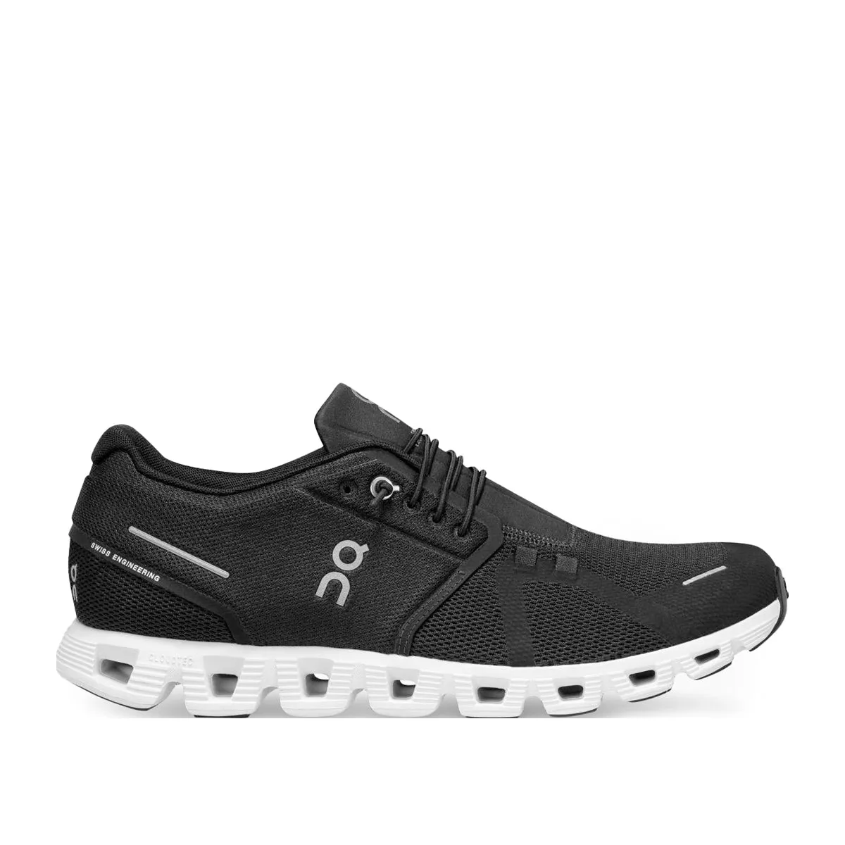 On Running - Cloud 5 Trainers in Black/White