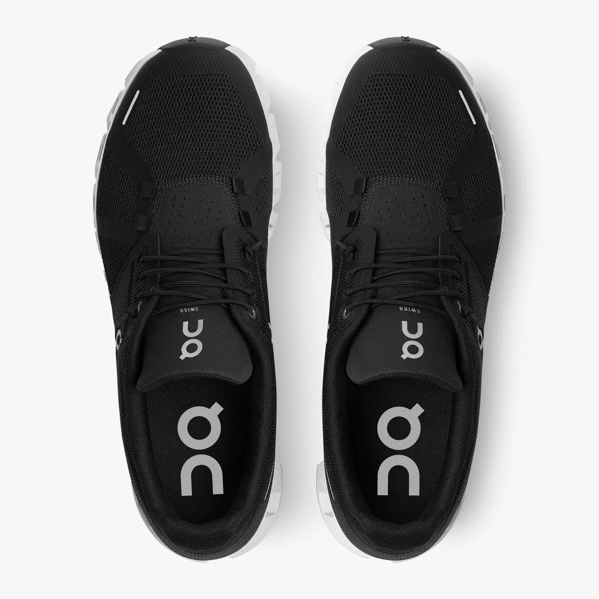 On Running - Cloud 5 Trainers in Black/White