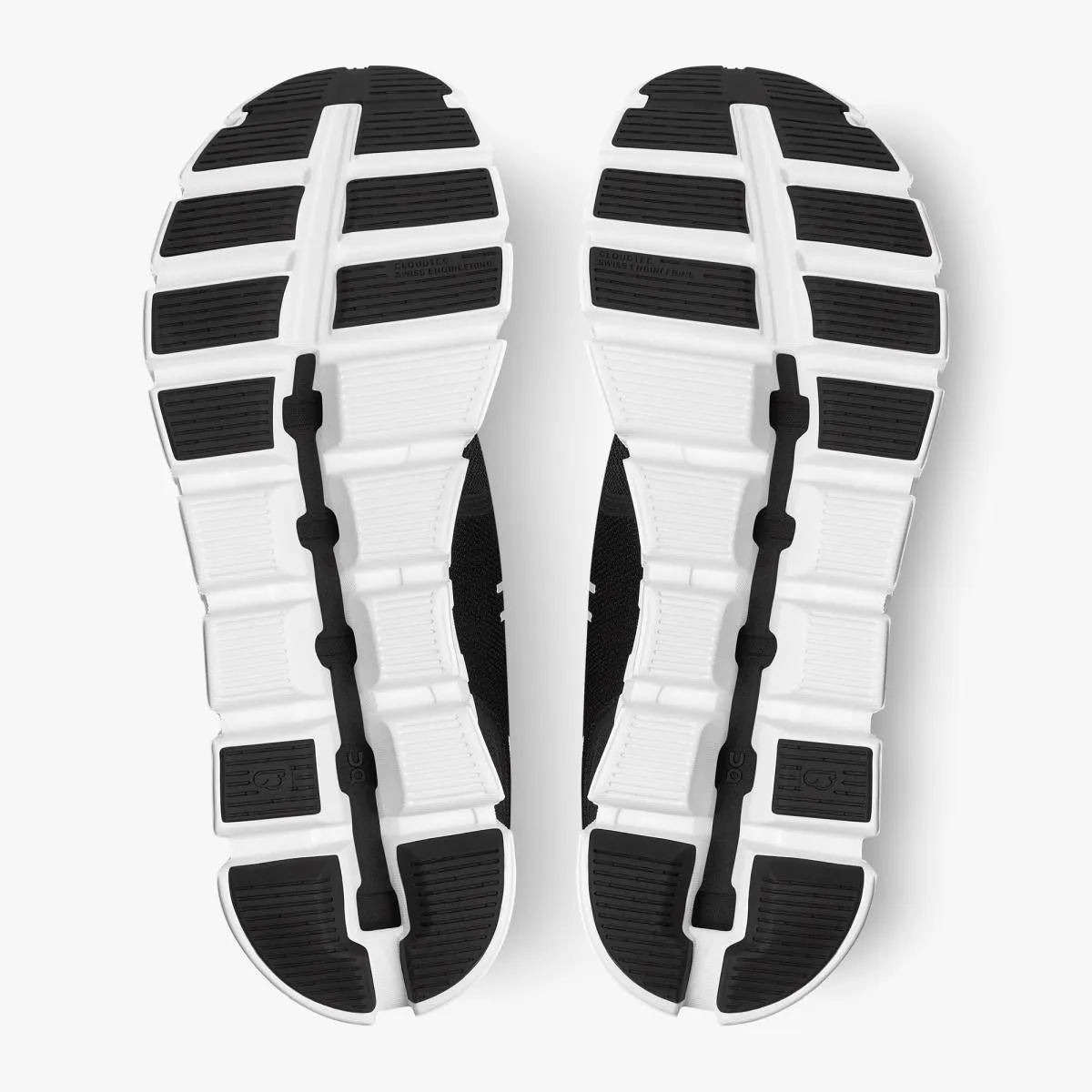 On Running - Cloud 5 Trainers in Black/White