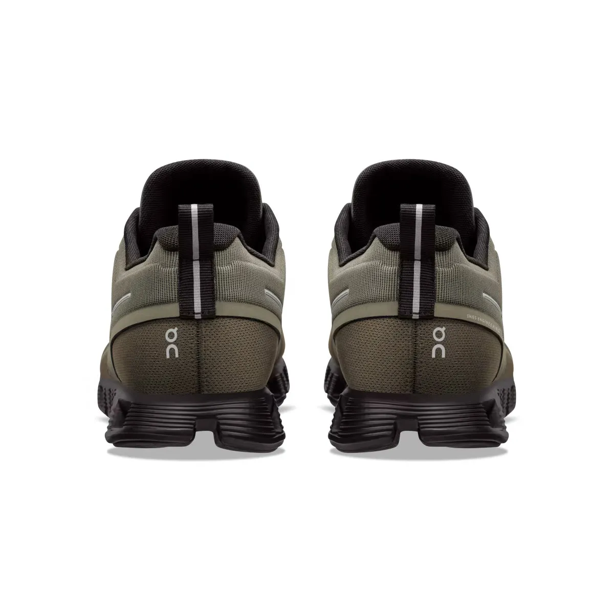 On Running - Cloud 5 Waterproof Trainers in Olive/Black