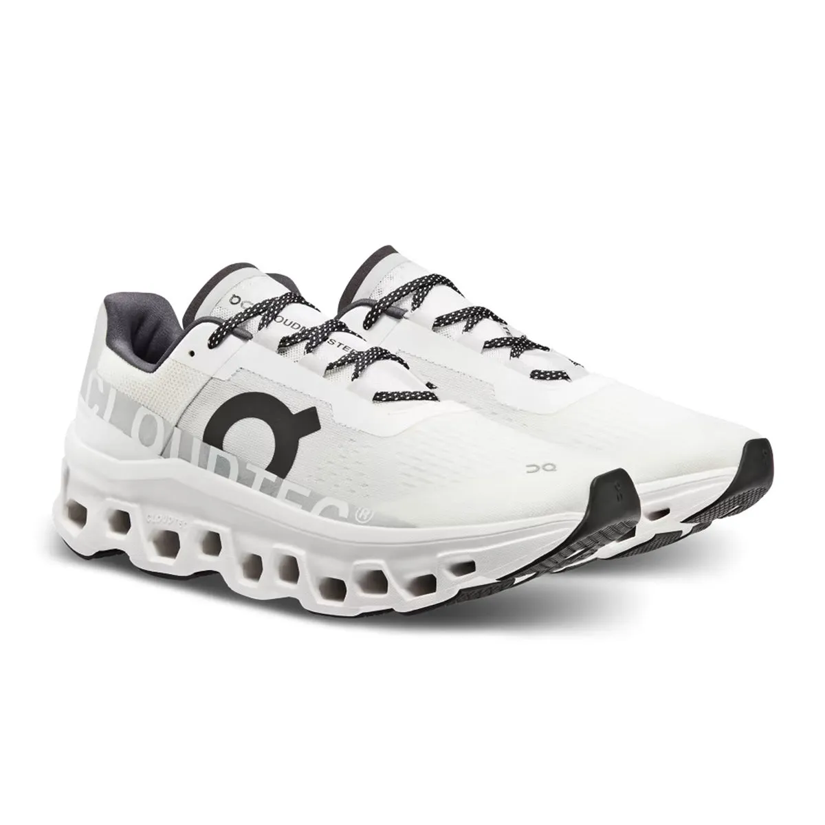 On Running - Cloudmonster Trainer in Undyed-White/White