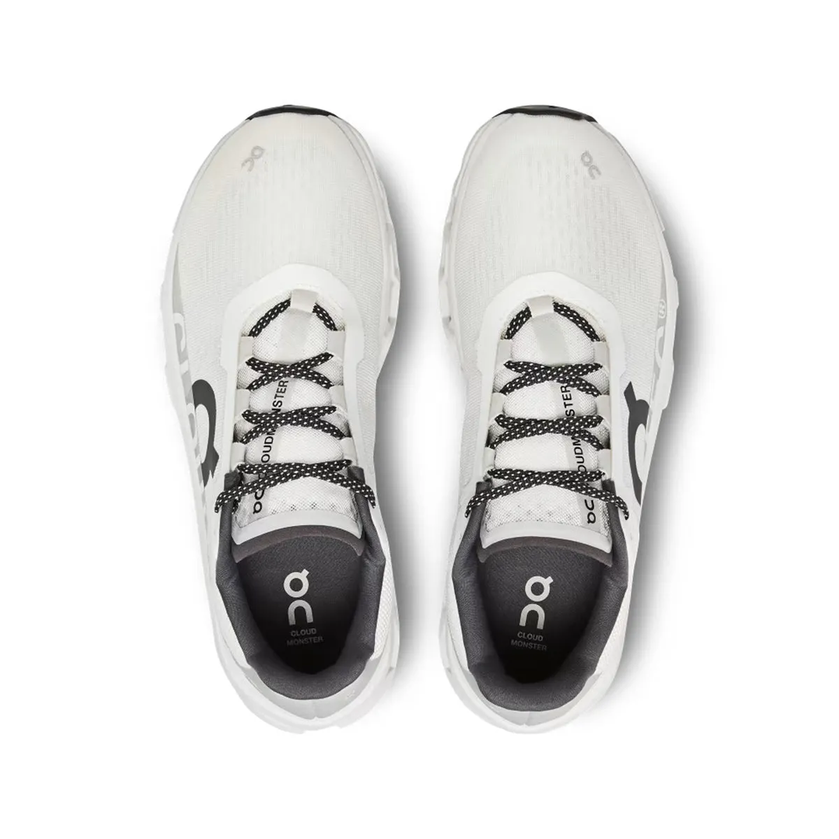 On Running - Cloudmonster Trainer in Undyed-White/White