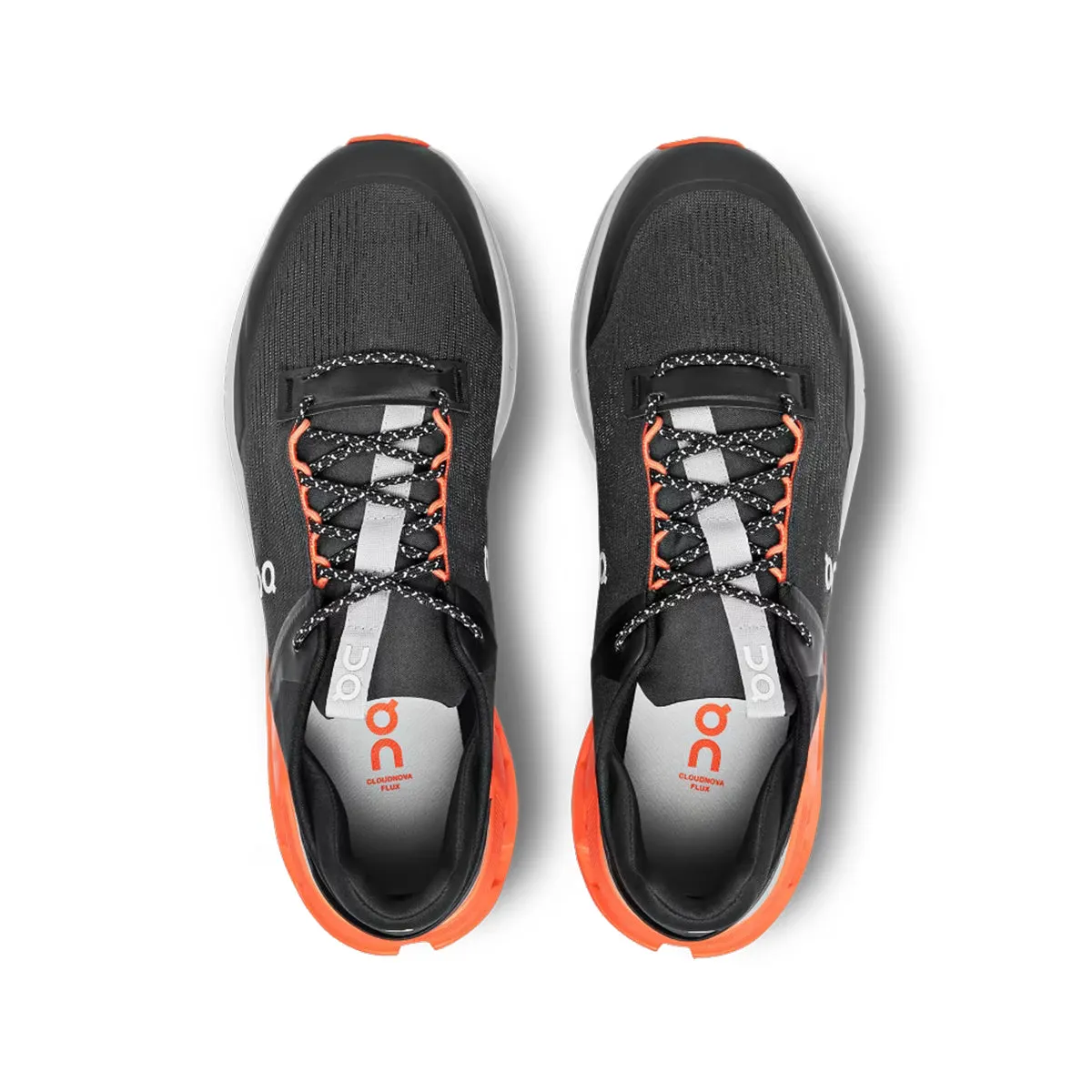 On Running - Cloudnova Flux Trainers in Black/Flame