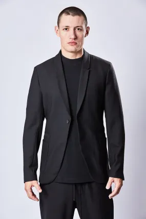 ONE BUTTON WOOL BLAZER