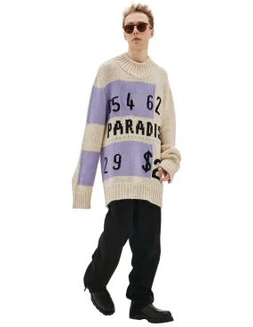 Paradise cotton sweater - Beige