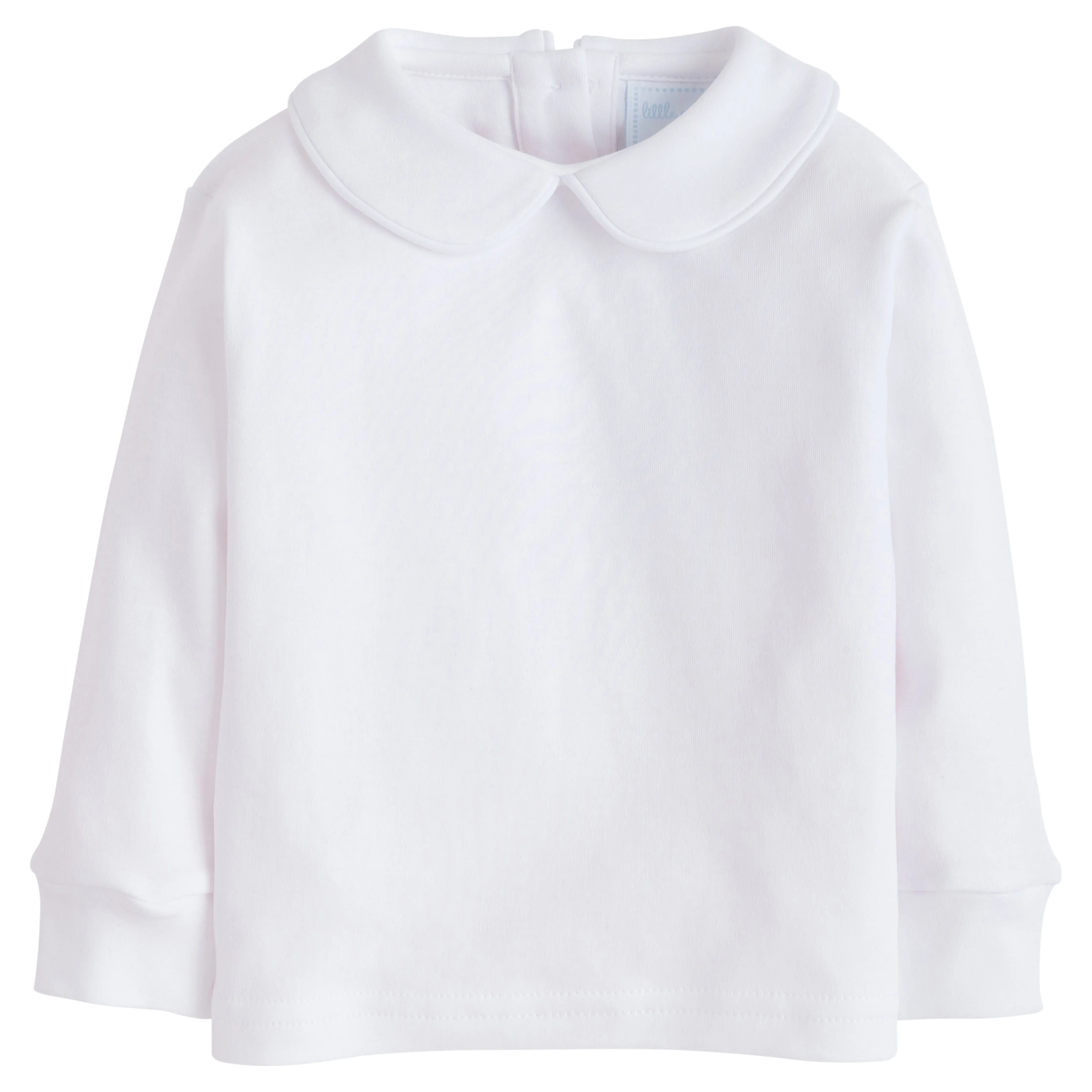 Piped Peter Pan Shirt - White