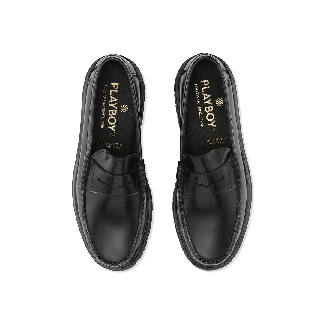 Playboy Austin Black polido loafers