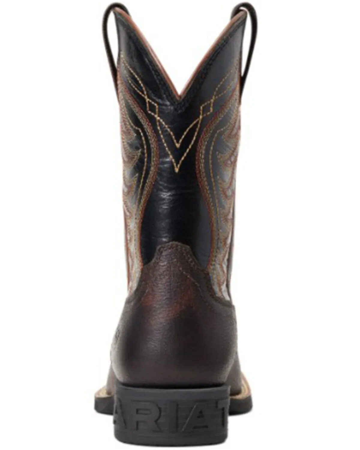 Product Name:  Ariat Boys' Amos Hand-Stained Western Boot - Broad Square Toe