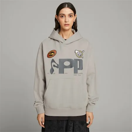 PUMA x PERKS AND MINI Graphic Hoodie | Concrete Gray | PUMA Shoes | PUMA 