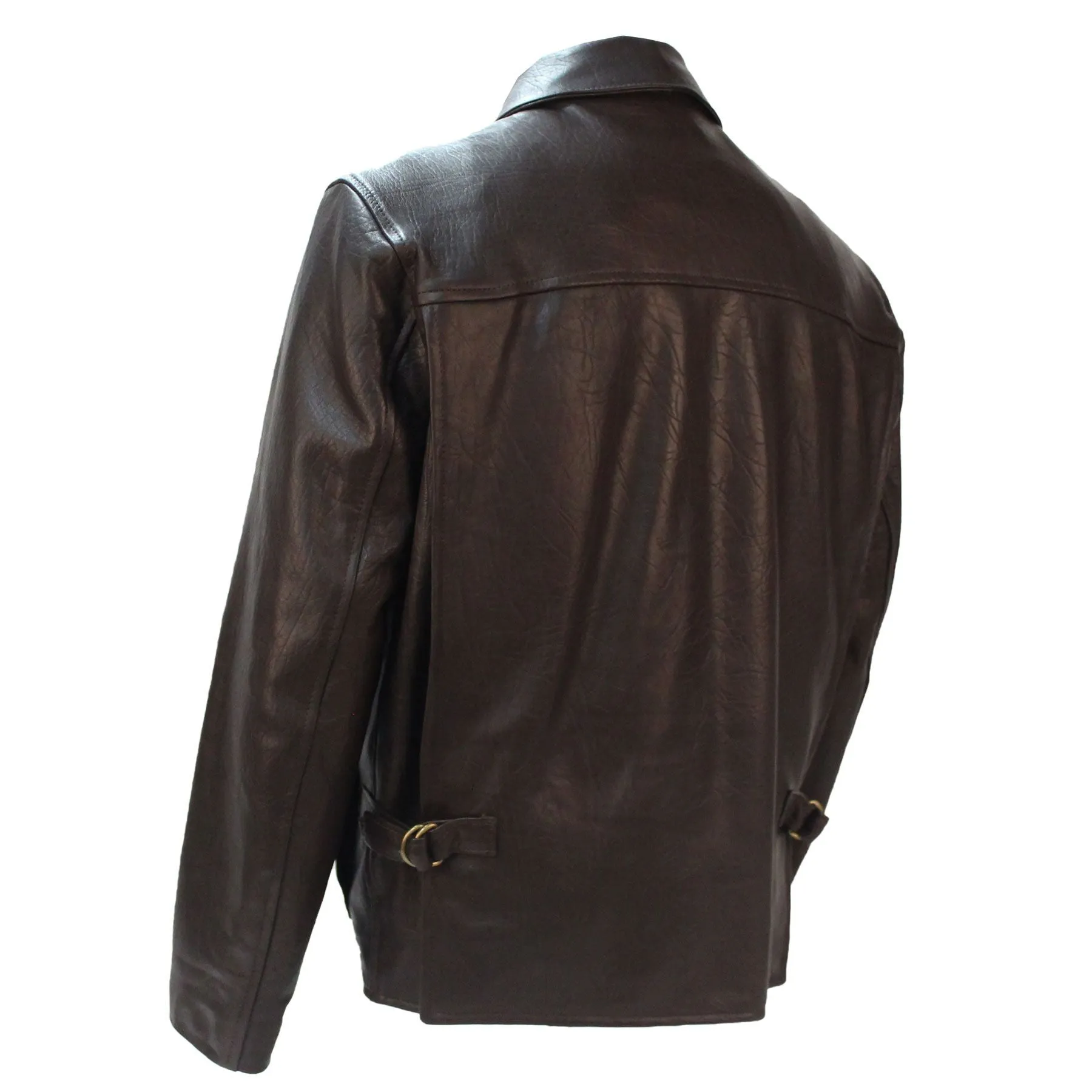 Raiders of Lost Ark Jacket in Washed Lambskin