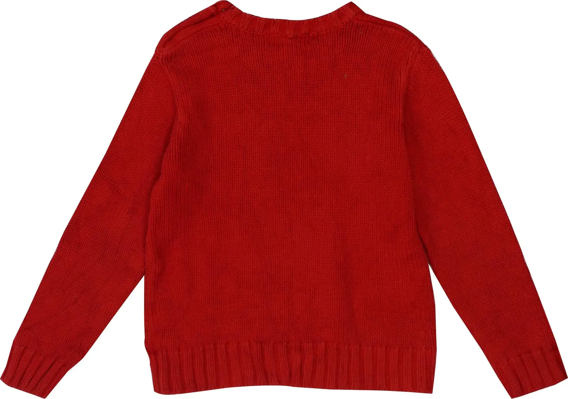 Red Knitted Sweater | ThriftTale