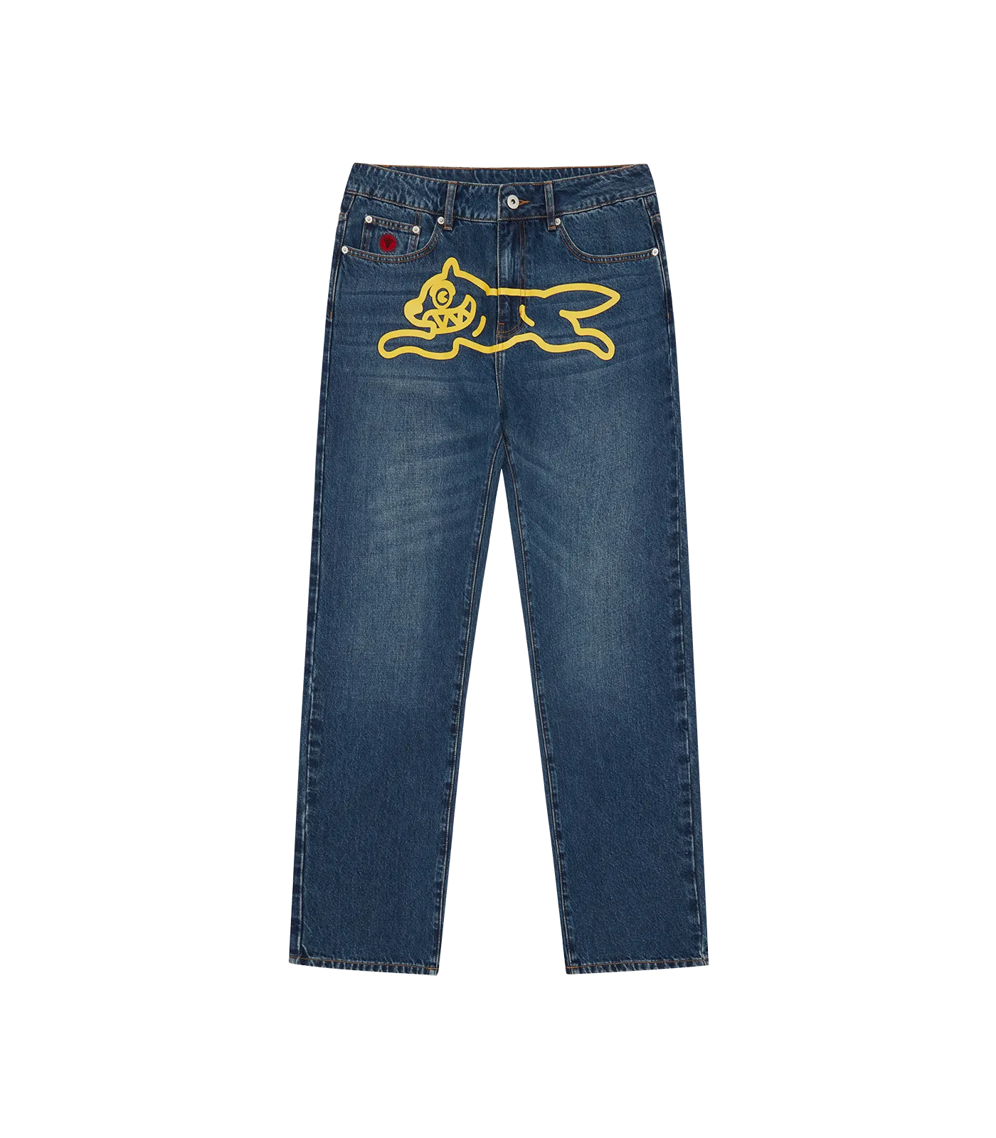 RUNNING DOG DENIM PANT - DARK BLUE WASH