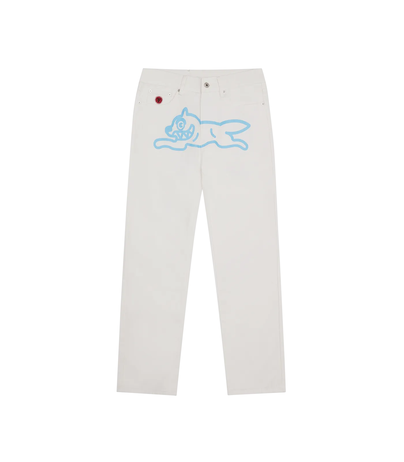 RUNNING DOG DENIM PANT - WHITE