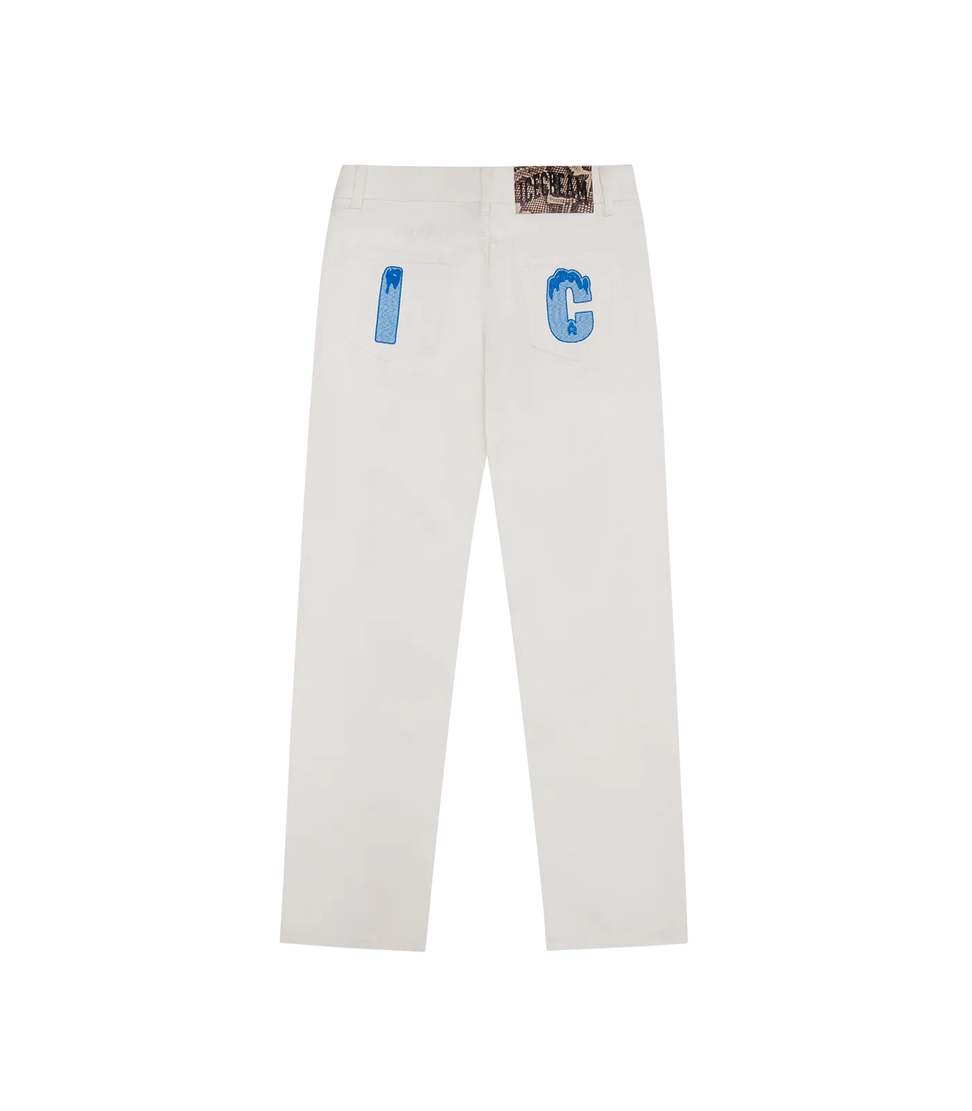 RUNNING DOG DENIM PANT - WHITE