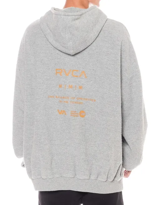 RVCA  |Unisex Long Sleeves Plain Logo Hoodies