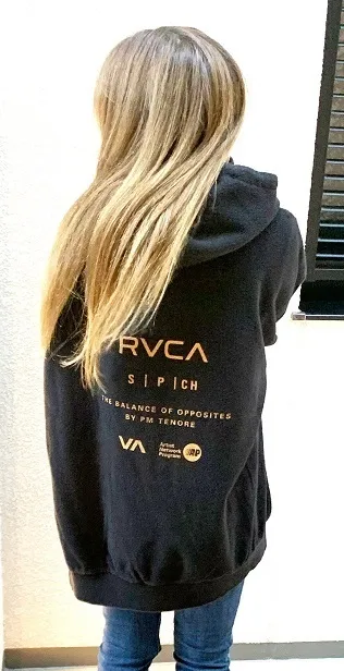 RVCA  |Unisex Long Sleeves Plain Logo Hoodies