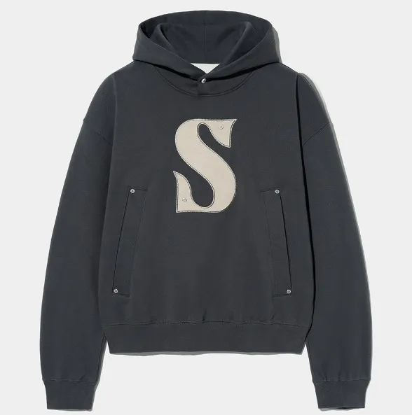 SATUR  |Unisex Street Style Plain Cotton Logo Hoodies & Sweatshirts