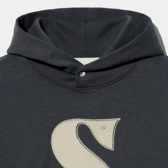 SATUR  |Unisex Street Style Plain Cotton Logo Hoodies & Sweatshirts