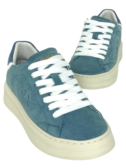 SNEAKERS DONNA AZZURRO GRACE SUADE Z43226