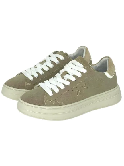 SNEAKERS DONNA BEIGE GRACE SUADE Z43226