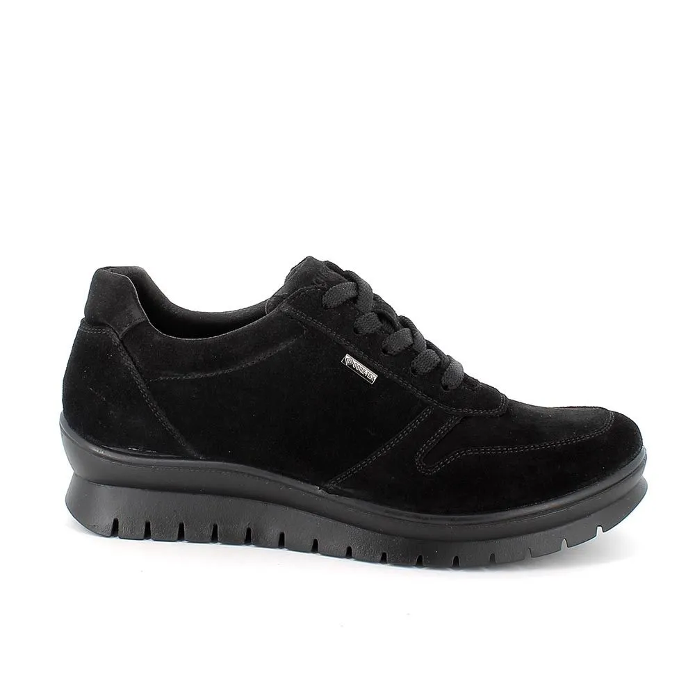 SNEAKERS IGI&CO DONNA GORE-TEX IN PELLE  NERO 4659600