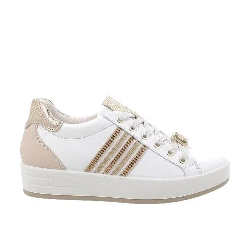 SNEAKERS IGI&CO DONNA NAPPA SOFT BIANCO/NATURALE 5657211