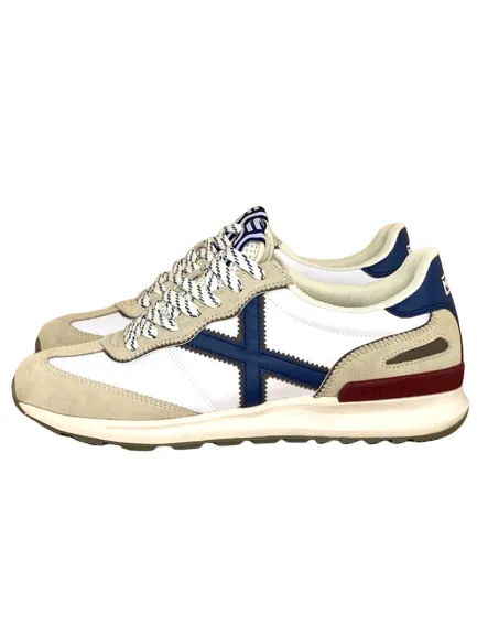 SNEAKERS UOMO BIANCHE/BLU DYNAMO 55