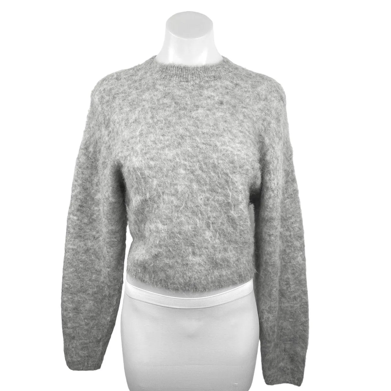 Stockholm Atelier & Other Stories Gray Wool Alpaca Crewneck Pullover Sweater XS