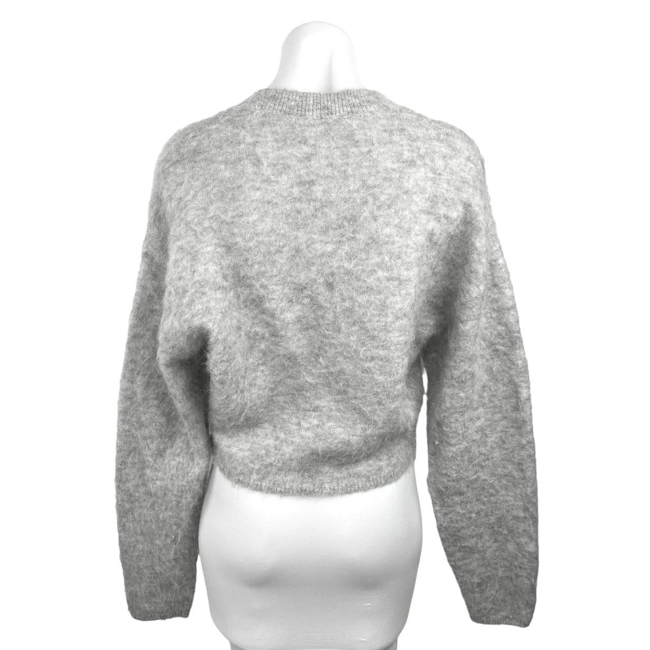 Stockholm Atelier & Other Stories Gray Wool Alpaca Crewneck Pullover Sweater XS