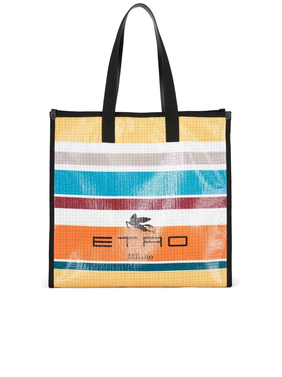 Stripeprint Tote Bag