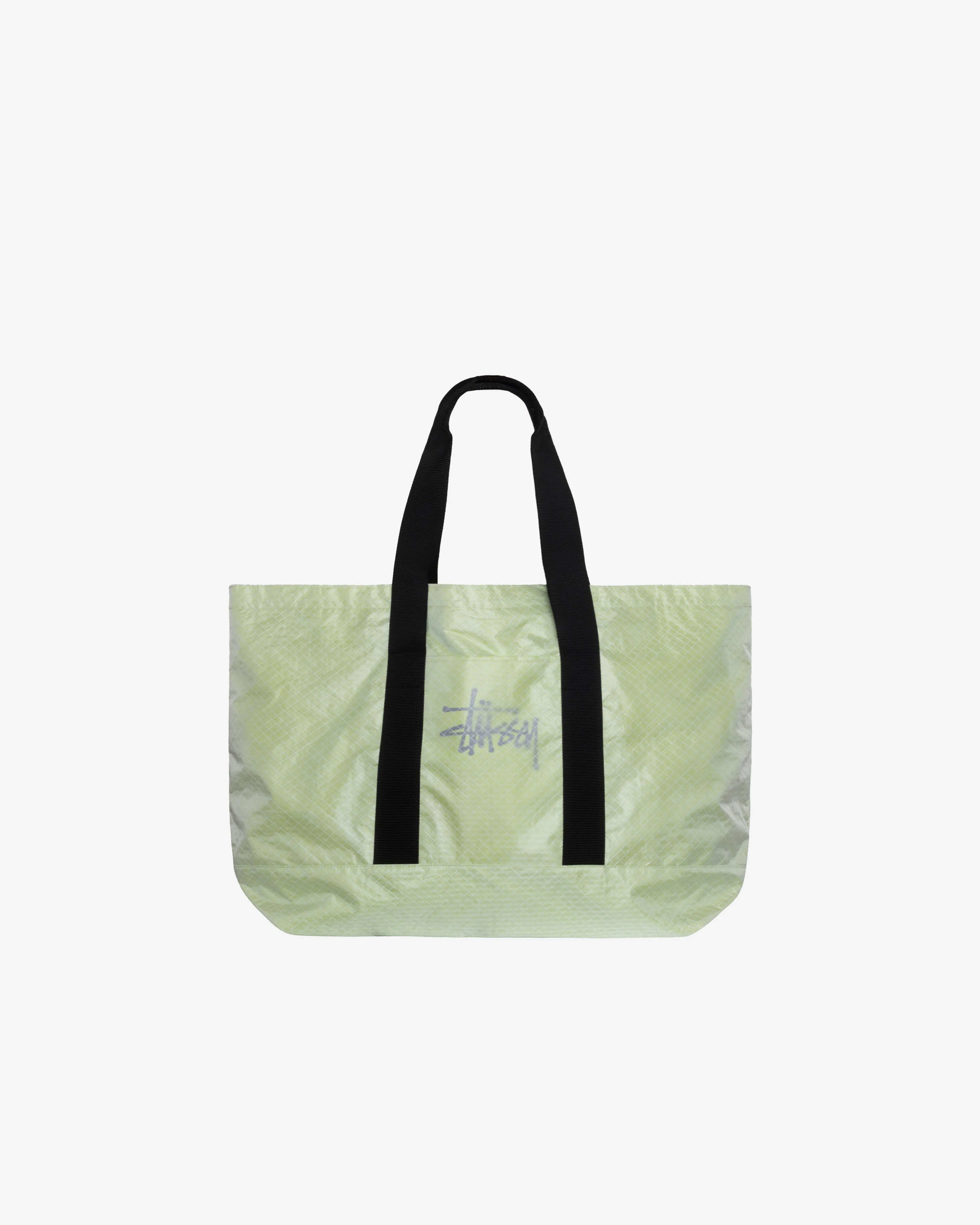 Stüssy  Men's Ripstop Overlay XL Tote Bag Lime 