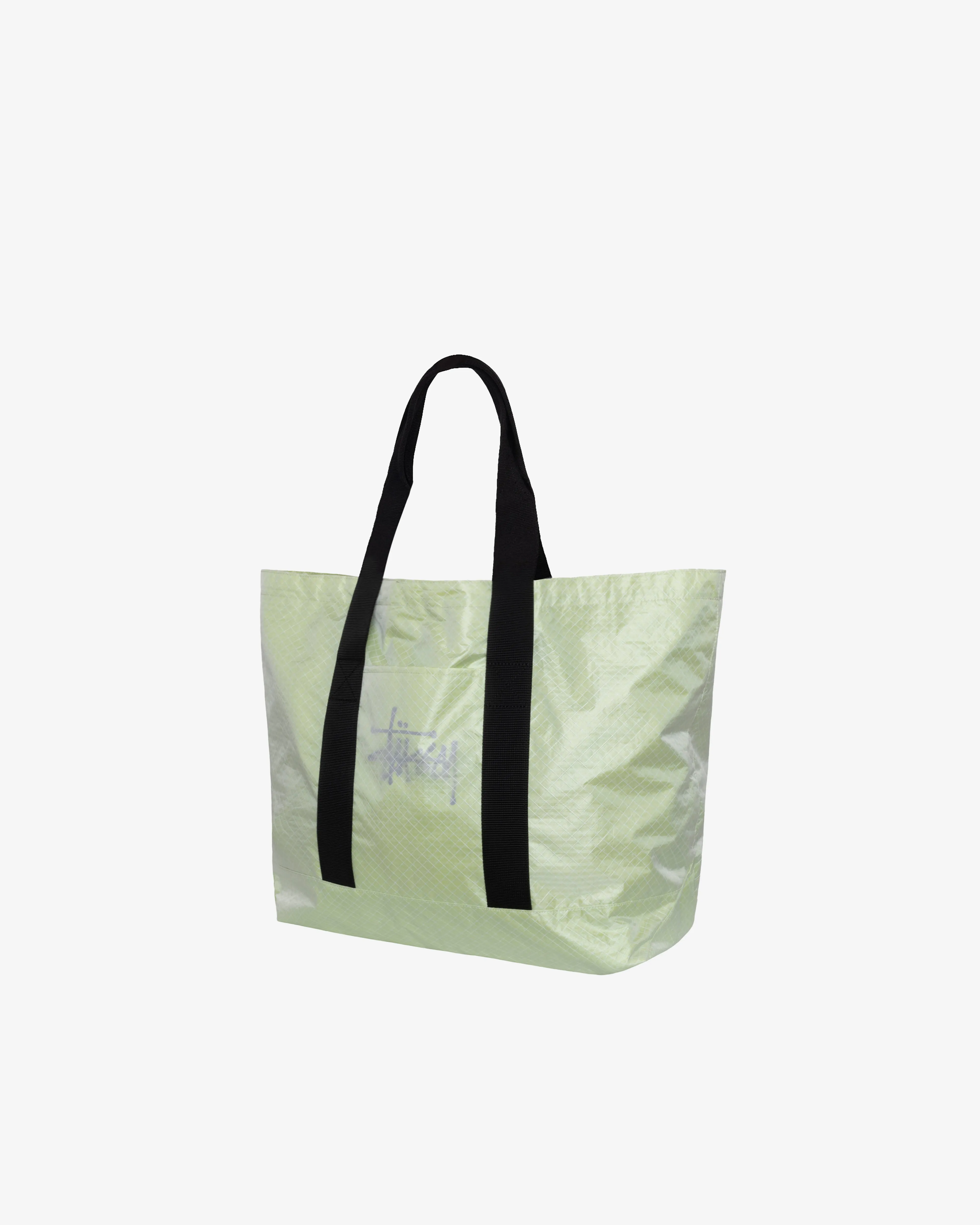 Stüssy  Men's Ripstop Overlay XL Tote Bag Lime 