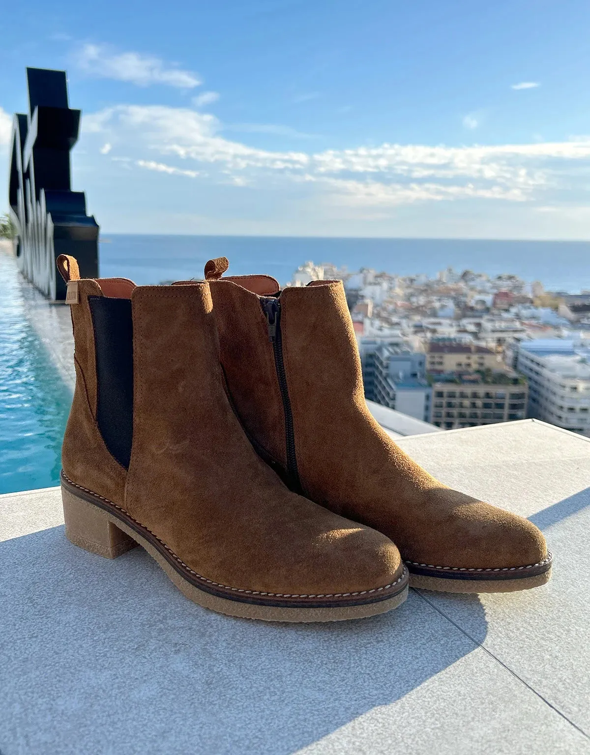 Suede Chelsea Ankle Boots - Bucky