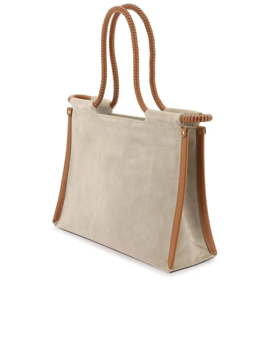 Suede Toledo Tote Bag