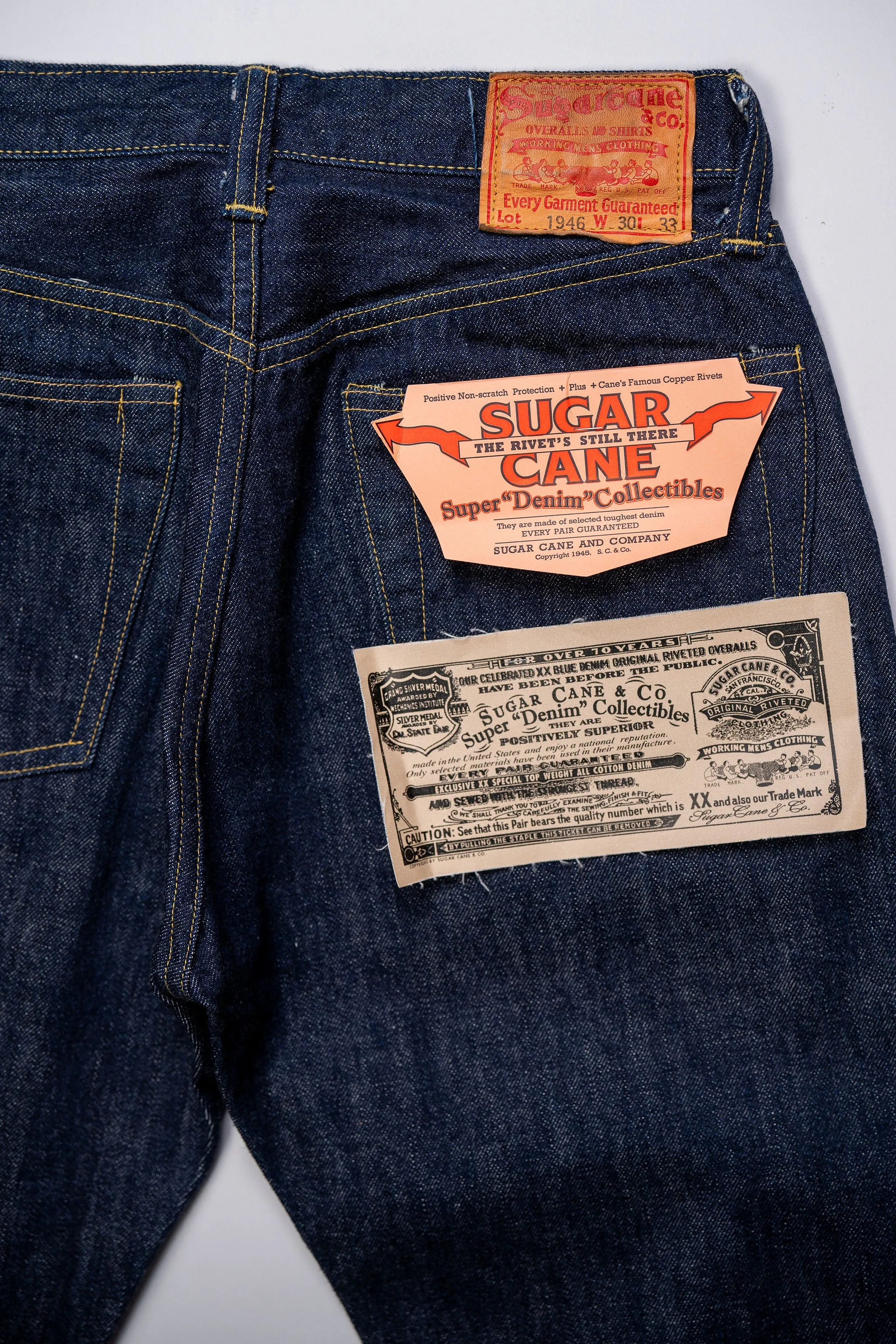 Sugar Cane 1946 Model - Super Denim Collectibles #07 13.5oz Blue Denim