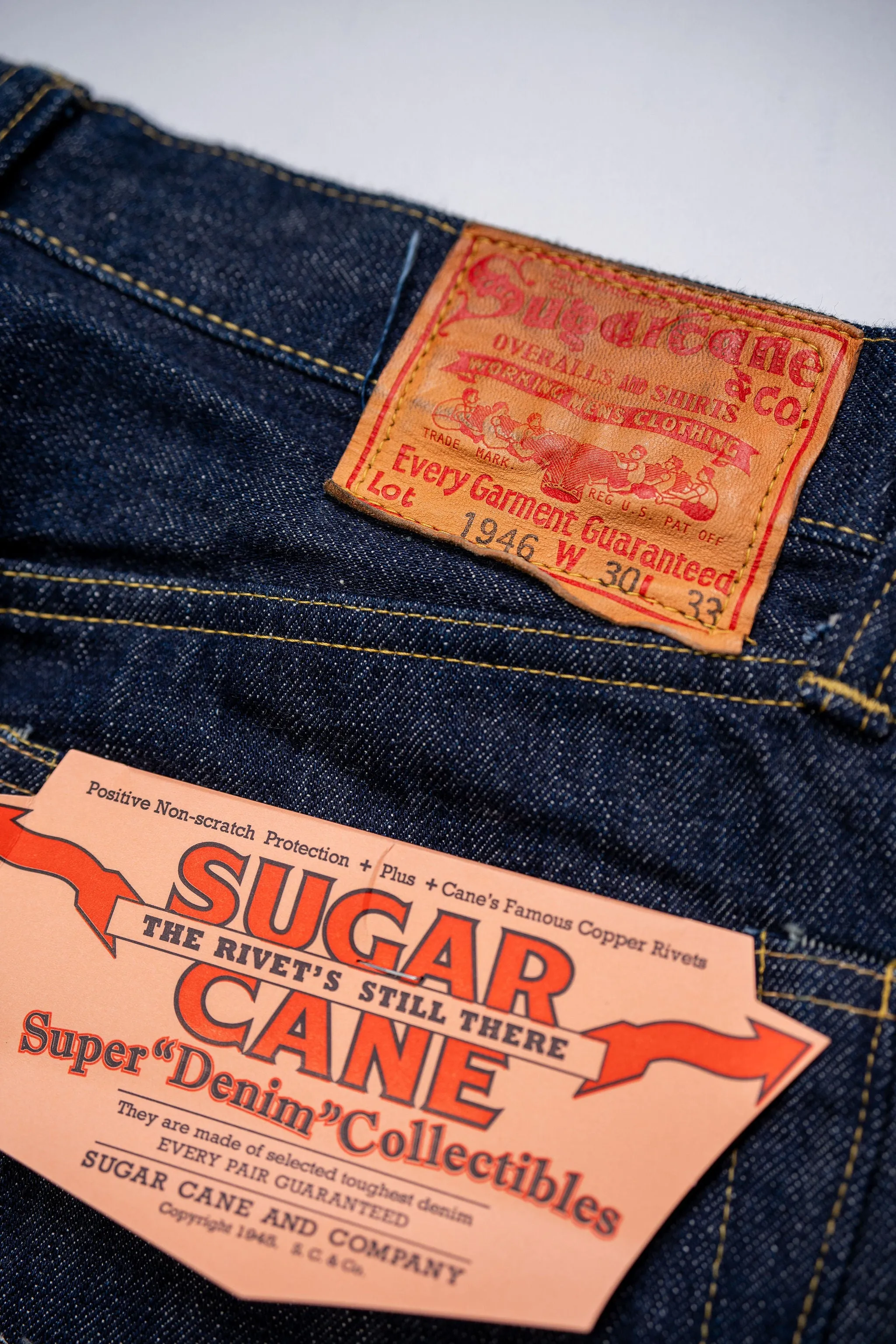 Sugar Cane 1946 Model - Super Denim Collectibles #07 13.5oz Blue Denim