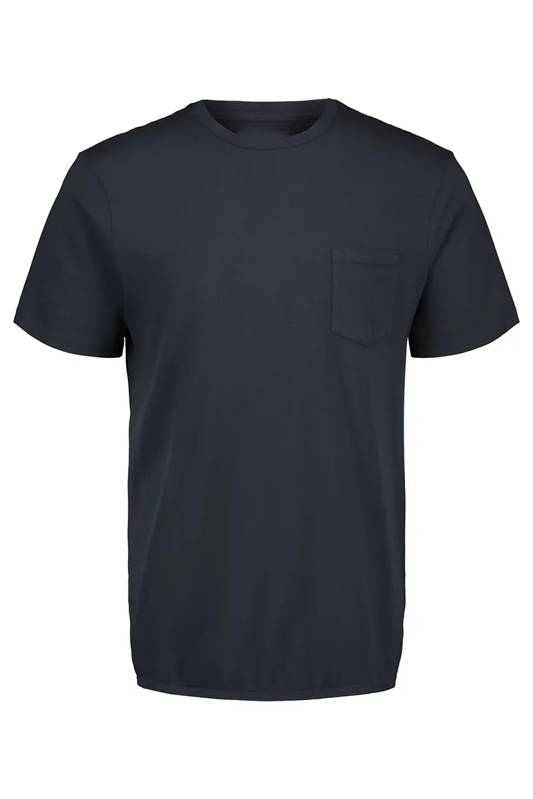 Sunni Spencer - Classic Crew Neck Pocket Tee - Charcoal