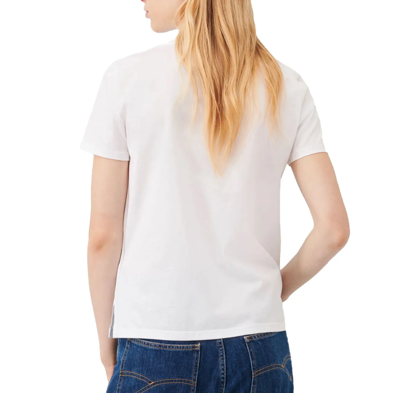 T-SHIRT CORONE Donna Bianco Ottico