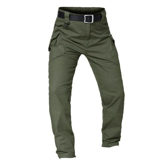 Tactical Pants Multiple Pocket Elasticity Slim Fit Cargo