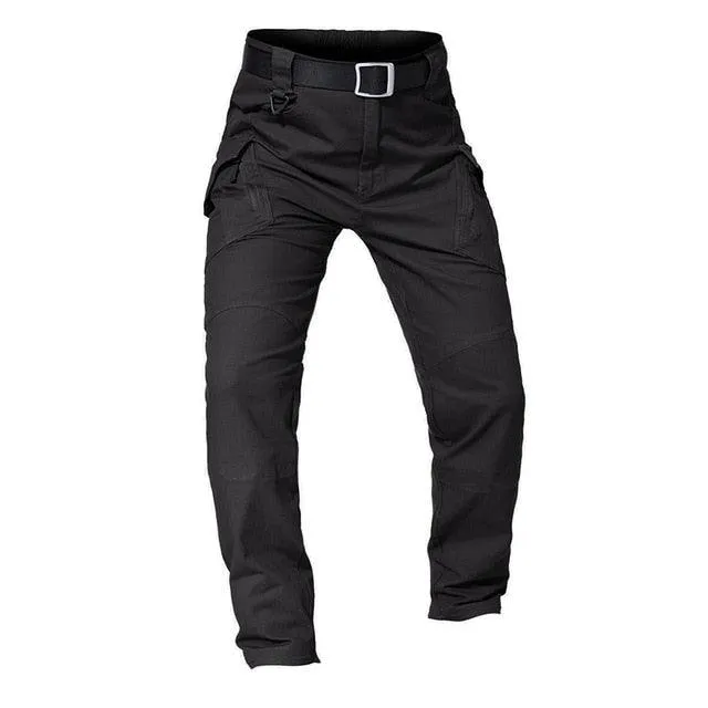 Tactical Pants Multiple Pocket Elasticity Slim Fit Cargo