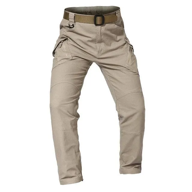 Tactical Pants Multiple Pocket Elasticity Slim Fit Cargo