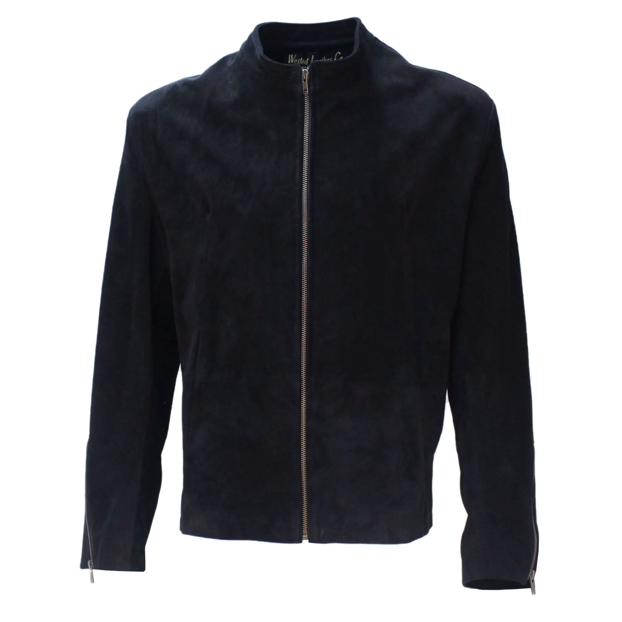 The James Bond Navy London Jacket- Spectre style, Made with Soft Navy Suede