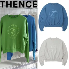 THENCE  |Sweat Street Style Long Sleeves Cotton Logo