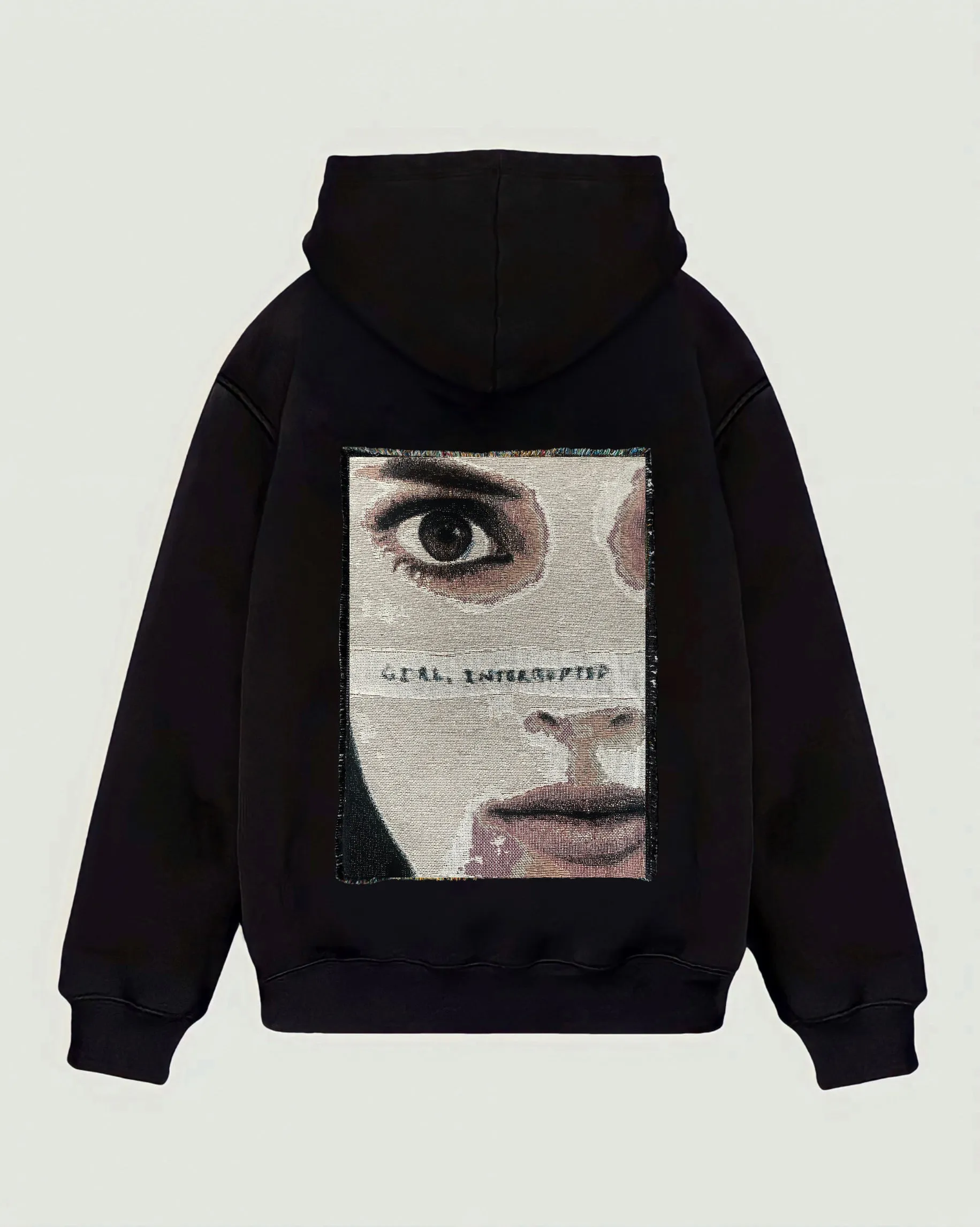 VA-AW22-430 GIRL INTERRUPTED TAPESTRY HOODIE