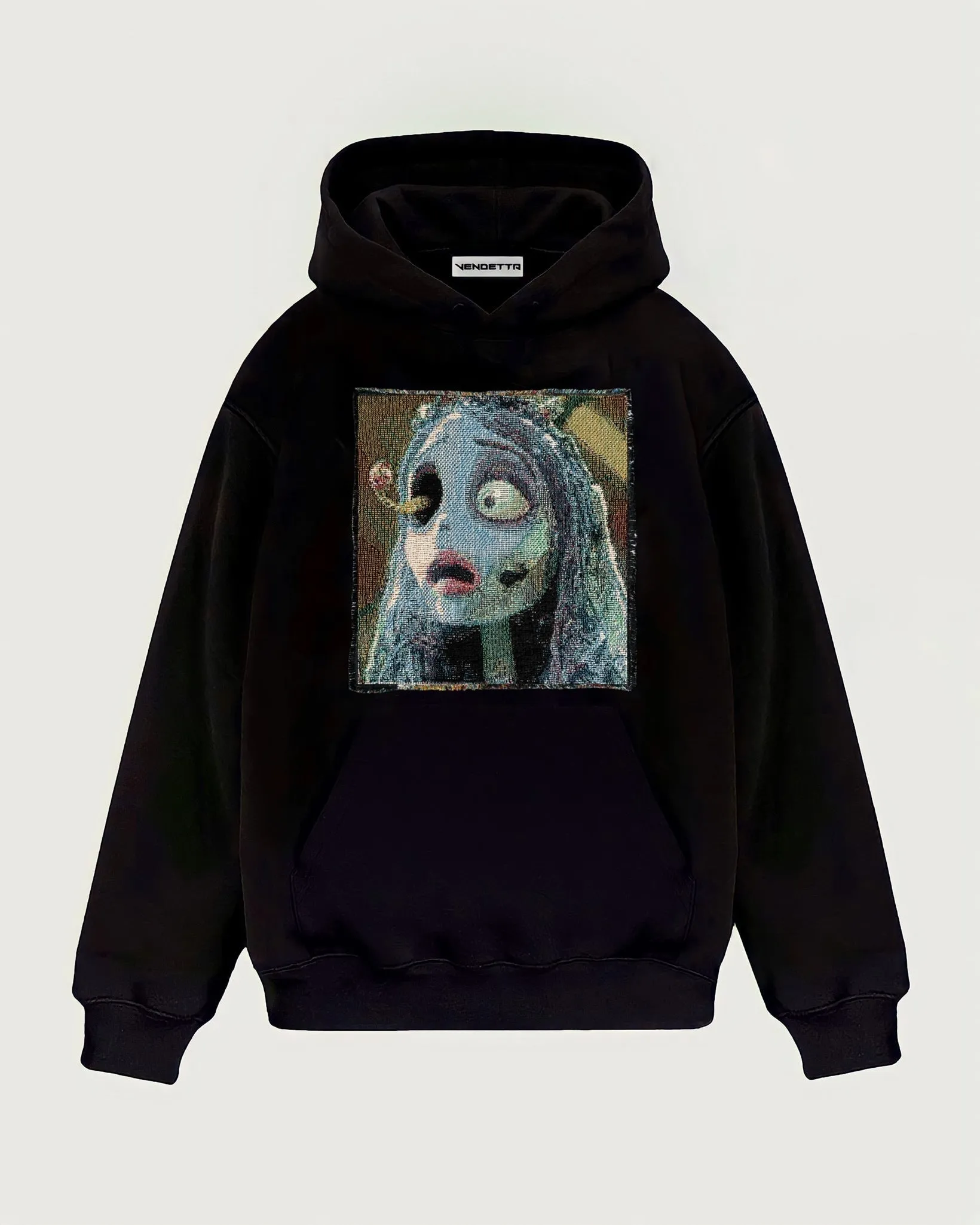 VA-AW22-451 CORPSE BRIDE TAPESTRY HOODIE