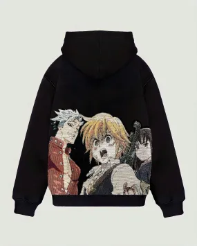 VA-AW22-473 SEVEN DEADLY SINS TAPESTRY HOODIE